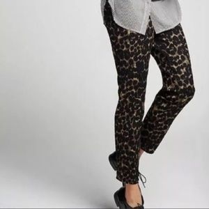 Old Navy Sz 8 Cheetah Print Harper Pants L